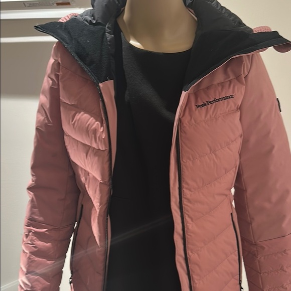 Peak Performance Pink Puffer Jacket with High Collar - Picture 2 of 11